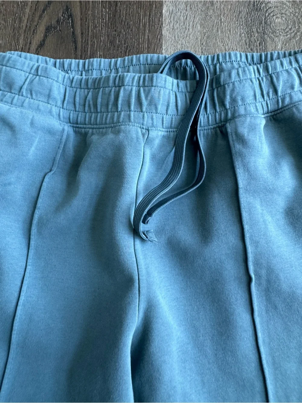 Old Navy Wide Leg Drawstring Sweatpants in Dusty Teal Size Large